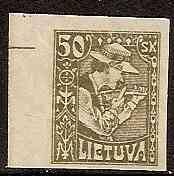 Baltic States Specialized LITHUANIA Scott 102a Michel 92U 